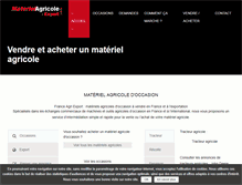 Tablet Screenshot of materielagricole-export.com